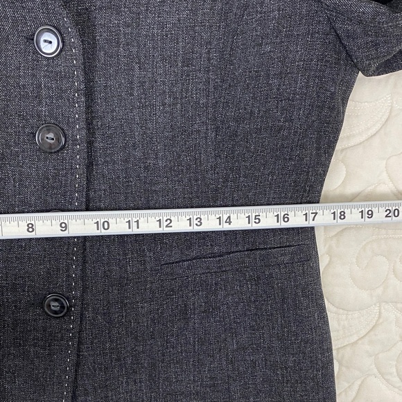 Coldwater Creek Dark Gray Blazer Size 8 - Picture 11 of 11